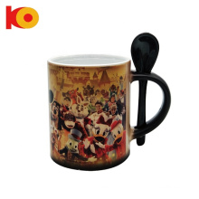 Taza de café de cerámica de sublimación de color personalizado